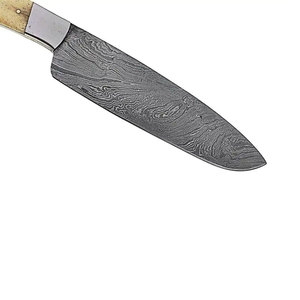 Cuchillo de Cocina de Acero de Damasco con Mango Ergonómico de Madera para Chefs Profesionales, Cocineros Caseros y Preparación de Alimentos en Restaurantes - Product Image 5
