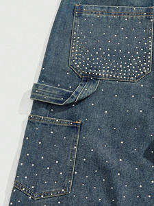 Meilleur fabricant de vêtements : Nouveauté 2026 – Short en jean taille haute tendance, noir délavé - Product Image 5