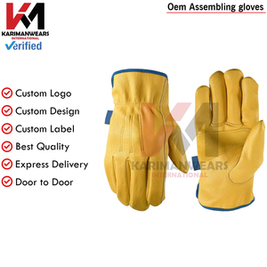 Working <b>Gloves</b> Durable Safety <b>Gloves</b> Heavy Duty Grip for Warehouse Construction Industrial Use OEM Bulk - Product Image 2