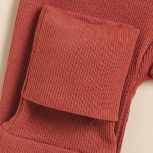 Mameluco con cremallera de bambú elastano de calidad premium-Picante - Product Image 4