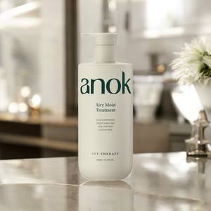 Anok Airy 400ml Loción de tratamiento húmedo Productos veganos para el cuidado del cabello para mujeres Aminoácido de fragancia lujosa para brillo refrescante - Product Image 1