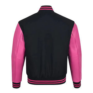 High Quality Custom Logo Embroidery Design Sleeve Baseball Letterman Varsity Jacket for <b>Men</b> New High Street Winter Jacket - Product Image 4