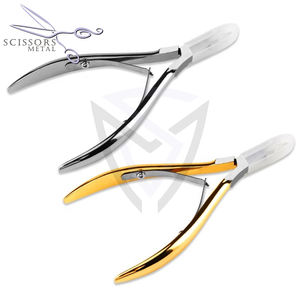 Cortacutículas Profesional de Acero Inoxidable de Grado Quirúrgico, Tijeras para Manicura y Pedicura, Removedor de Piel Muerta, Recortador de Mandíbula Ancha - Product Image 3