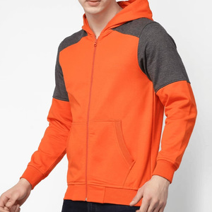 Sudadera con Capucha y Pantalones de Punto Suave para Hombre, 100% Algodón, Sin Forro, con Botones, Estampado Personalizado, Ecológico, para Otoño, de Alta Calidad OEM - Product Image 1
