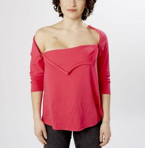 Custom Disabled Adaptive Women <b>Post</b> Surgery Clothing Short Sleeve Shirt High Quality Beading Slim Fit - Product Image 5