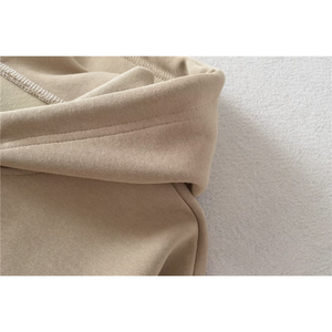 Sudaderas con capucha y sudaderas promocionales para mujer, Jersey de algodón en blanco liso de Color personalizado, sudadera recortada con cordón a precios baratos - Product Image 5