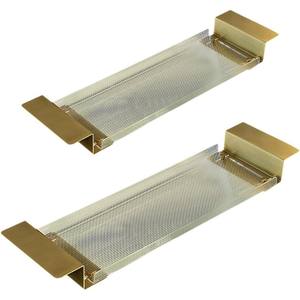 Plateau de bain extensible en acrylique transparent élégant, léger et multifonctionnel, pour salle de bain de mariage, avec un design moderne - Product Image 3