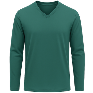 เสื้อยืดแขนสั้นผู้ชาย ผ้าฝ้าย 100% คอวี ลำลอง สปอร์ต ดีไซน์พิมพ์ลาย ทรงปกติ - Product Image 3