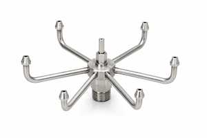 Buse de fontaine rotative avancée en cuivre plaqué, jet d'arrosage décoratif pour jardin, bassin, piscine, aménagement paysager - Product Image 3