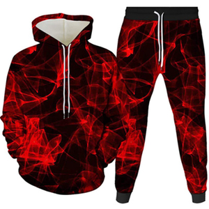 Conjunto Deportivo para Hombre/Mujer con Estampado Gráfico Multicolor 2026, Sudadera con Capucha Sublimada, Ropa Deportiva Urbana para Parejas, Estilo Hip Hop - Product Image 6