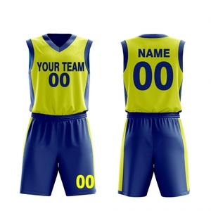 Custom OEM Services Solid 100% Polyester Breathable Summer Sleeveless Basketball Uniform Moisture-Wicking Anti-Bacterial - Product Image 2
