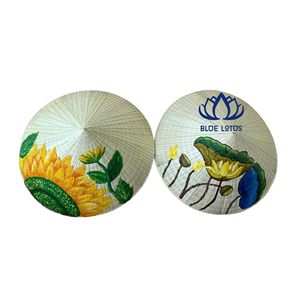 Chapeau traditionnel en gourde sculptée décorative naturelle, best-seller |   Cadeau culturel éco-responsable et durable et accessoire photo pour femme - Product Image 1