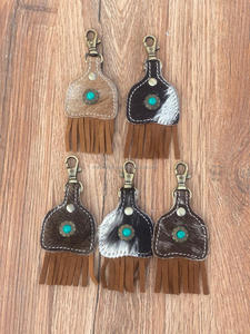 พวงกุญแจหนังแท้หรูหรา - Product Image 2