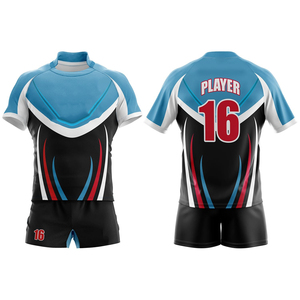 Ensemble Maillot et Short de Rugby en Polyester de Qualité Supérieure 2026 – Personnalisable avec Logo Imprimé, Séchage Rapide, pour Adultes - Product Image 6