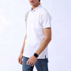 Camisas de Manga Corta Vintage Personalizables para Hombre con Diseño de Bolsillo, Patrón Sólido, Tela Dobby de Algodón Transpirable - Product Image 6