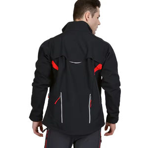 Veste de cyclisme d'hiver pour homme WOSAWE BO284, manches longues, imperméable, coupe-vent, polaire thermique, 100% polyester, course à pied, cyclisme - Product Image 3