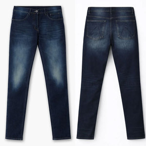 Cotton Jeans Distressed Design Custom Eco-Friendly Plus Size Fashion <b>Denim</b> <b>Material</b> Stretchable Casual Men's Jeans - Product Image 2