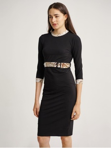 Vestido Maxi de Maternidad Elegante Bmama con Doble Cremallera, Vestido de Lactancia de Manga Larga, Vestido Ajustado para Embarazo, Venta al por Mayor OEM - Product Image 1