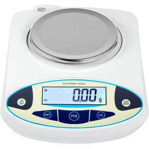 Bilancia Analitica Digitale da Laboratorio ad Alta Precisione 3000g x 0.01g con Conversione in 13 Unità Scientifiche - Product Image 1