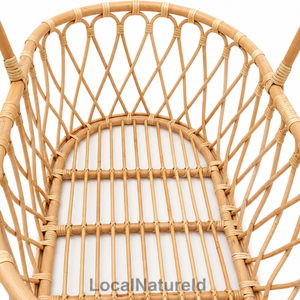 Natural Rattan Scandinavian Modern Portable Baby Crib for Newborn to 3 Years Unisex - Product Image 4