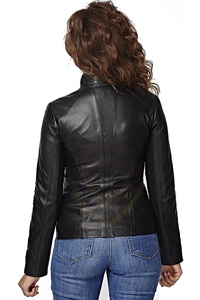 Vestes en cuir pour femmes à manches longues, tendance, très vendues, sensation premium - Product Image 2
