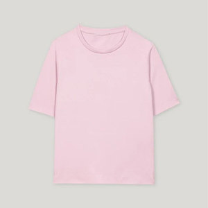 Camiseta Casual Premium Lisa de Manga Corta y Cuello Redondo de Algodón, Unisex, para Uso Diario, Colores Personalizados, Opciones de Talla, Venta al Por Mayor - Product Image 1