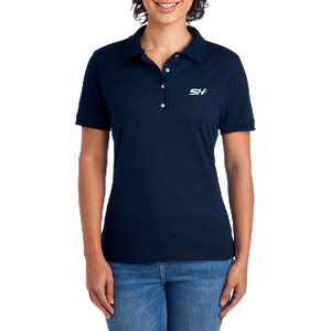 Polo pour femme en marque privée, confortable et léger, coupe décontractée, à prix abordable - Product Image 1
