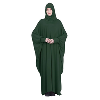 Robe Abaya en Chiffon pour Femmes Musulmanes, Ample, Décontractée, Respirante, Écologique, Couvrante, Vêtement de Prière, Hijab Long Khimar Arabe