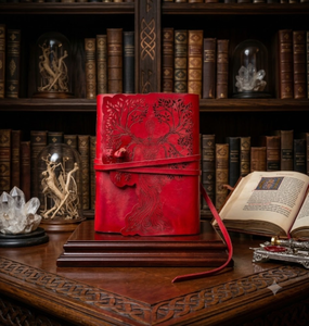 <b>Mother</b> Earth Leather Journal: Handmade Spell <b>Book</b> with Deckle Edge Paper - Product Image 2