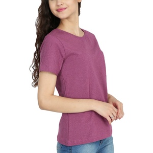 T-shirt en coton à manches courtes pour femmes grande taille avec broderie, t-shirts de haute qualité personnalisables pour la vente en gros - Product Image 6