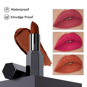 Rouge à lèvres de haute qualité, faible MOQ, logo personnalisé, longue tenue, imperméable, velours crémeux, nude, 3,5 g Poids Net - Product Image 1