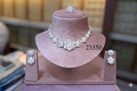 Kalung Wanita Lapis Emas Rose Gold Gaya Vintage Terinspirasi India dengan Liontin Kuningan, Rantai Kotak Kuarsa, Gaya Klasik, Terbaik 2024