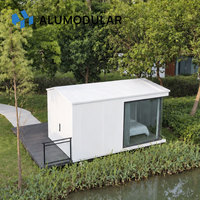 Hôtels modulaires de luxe en acier, unités d'hébergement pour complexes hôteliers, extérieur en aluminium, projet clé en main entièrement meublé pour l'industrie touristique