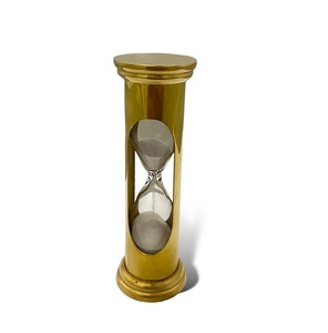 Sablier décoratif en laiton de 2 minutes pour la maison, le bureau, la salle d'étude et comme cadeau - Product Image 3