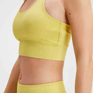Sujetador Deportivo Sin Costuras para Mujer, Cuello Redondo, Tirantes Transpirables, Ropa de Yoga, Logotipo Personalizado, Ropa Deportiva Cómoda - Product Image 4