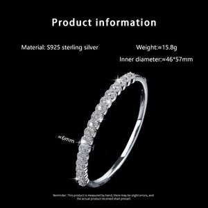Wholesale 925 Sterling Silver Moissanite Bracelet with D Color VVS1 Stones for <b>Men</b> Women Daily Wear Wedding and Luxury Gift Use - Product Image 2