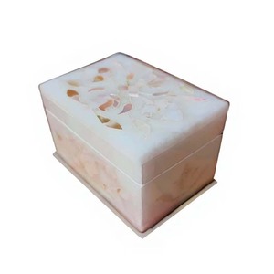 Premium meilleur fait à la main nouvellement article boîte d'incrustation de marbre avec utilisation d'art floral de nacre pour le stockage de bijoux article d'emballage de boîte-cadeau - Product Image 2