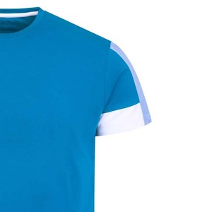Camisetas de Manga Corta con Cuello Redondo para Hombre, Ropa de Verano, Estilo Urbano, Servicio OEM ODM en Colores Contrastantes - Product Image 3