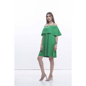 Vestido de maternidad con diseño de cuello redondo y mangas cortas Estilo casual Vestido cómodo a un precio asequible - Product Image 4