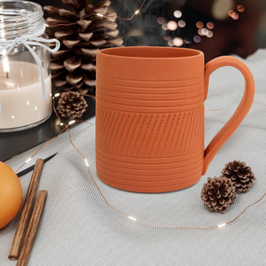 Tasses à café en terre cuite, tasses à thé, mugs en argile naturelle, vaisselle pour café, thé, maison, cuisine, restaurant, table - Product Image 6