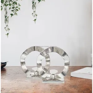 High Demand Contemporary Handmade Stainless Steel Customized Shape <b>Candlestick</b> <b>Holder</b> for Corporate Events and Home Decor - Product Image 1