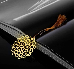 Custom Logo Bookmarks Classic Mixed Colors Unique Plating Customizable Brass <b>Metal</b> Laser <b>Engraving</b> Multi-Functional - Product Image 2
