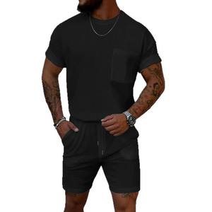 OEM 2026 New Arrival Custom Summer Men's Short Sleeve Suit <b>Sets</b> Formal Suits <b>Set</b> Casual Summer Short Suit <b>Set</b> - Product Image 5