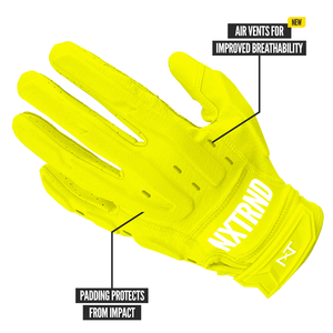 Guantes de Silicona 7v7 de Alta Calidad, Personalizados con la Bandera de Estados Unidos, para Fútbol Americano, Antideslizantes, Duraderos, con Logotipo de Goma para Jóvenes y Adultos - Product Image 4