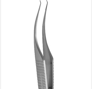 SERGLAB INDUSTRIES Pinzas Oftalmológicas Delicadas de 0.12mm, 1x2 Dientes, Acero Inoxidable, Instrumentos Harms-Colibri, Set de Diagnóstico CE - Product Image 3