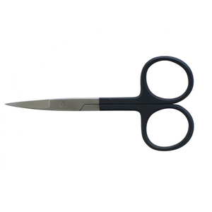 Ciseaux à cuticules professionnels de qualité supérieure avec logo personnalisé, lame droite, pointe acérée, en acier inoxydable et plastique, pour la beauté - Product Image 2