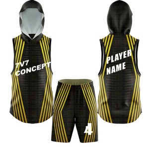 Uniforme de Fútbol 7v7 Estampado de Verano Unisex para Equipos, Tejido Transpirable y Ligero, Cuello Redondo sin Mangas, Calidad Superior - Product Image 1