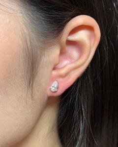 Boucles d'oreilles solitaires en diamant 2 carats, taille poire, cultivées en laboratoire, certifiées IGI, pour femme, en or massif 14K 18K, serties à griffes, pour usage quotidien - Product Image 6
