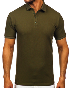 Camisetas de polo transpirables para hombre Logotipo de impresión personalizado Polo de moda de color sólido Piqué algodón 180 GSM con bordado - Product Image 1