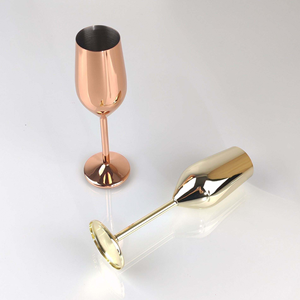 Gobelet à champagne en acier inoxydable, coupe à cocktail en métal pour la maison, utilisation en restaurant et en cuisine - Product Image 6